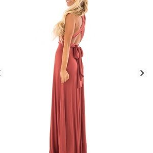 Beautiful cross back maxi dress